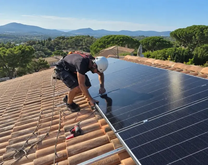 Installateur panneaux solaires Montmeyan — pose photovoltaïque sur toiture